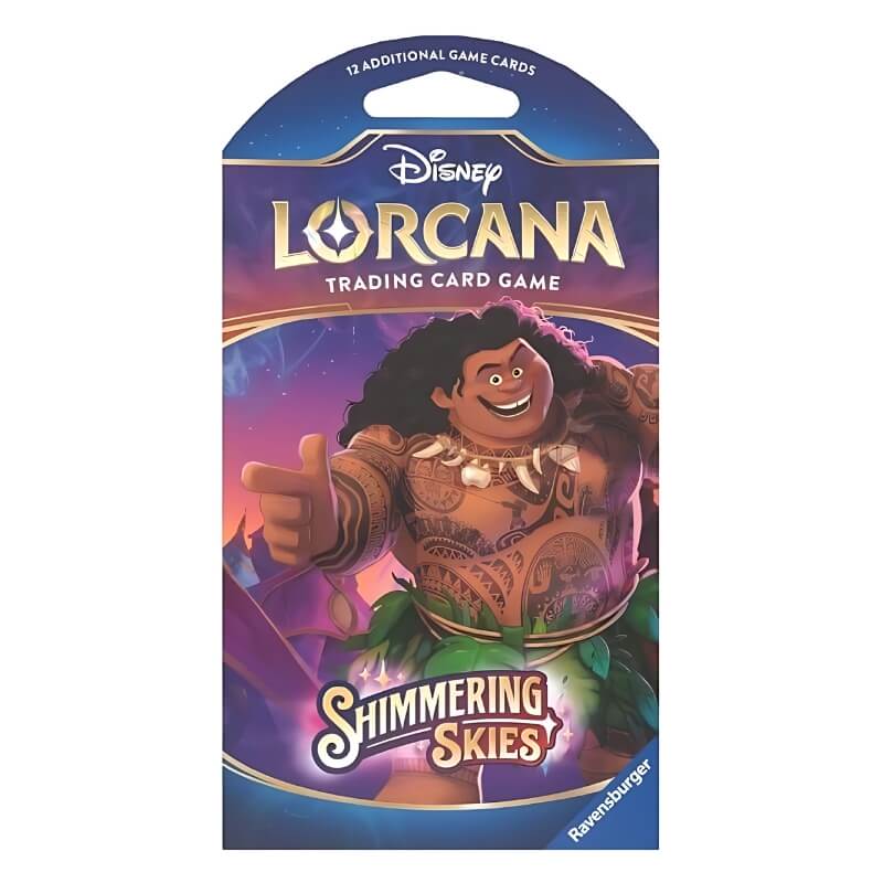 Disney Lorcana Shimmering Skies Sleeved Boosterpack - Luiopzondag.nl