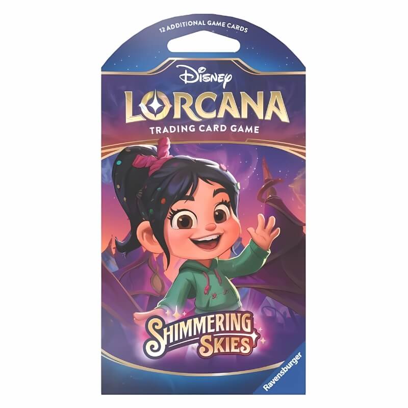 Disney Lorcana Shimmering Skies Sleeved Boosterpack - Luiopzondag.nl