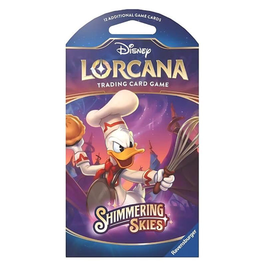 Disney Lorcana Shimmering Skies Sleeved Boosterpack - Luiopzondag.nl