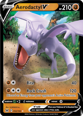 Lost Origin - 092/196 - Aerodactyl V - LuiopZondag.nl