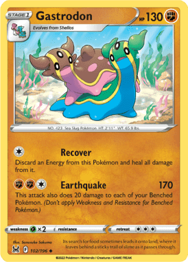 Lost Origin - 102/196 - Gastrodon - LuiopZondag.nl
