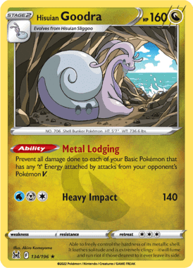 Lost Origin - 134/196 - Hisuian Goodra - LuiopZondag.nl