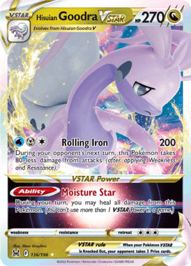 Lost Origin - 136/196 - Hisuian Goodra VSTAR - LuiopZondag.nl