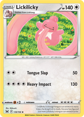 Lost Origin - 139/196 - Lickilicky - LuiopZondag.nl