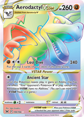 Lost Origin - 199/196 - Aerodactyl  - LuiopZondag.nlVSTAR