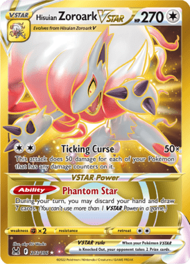 Lost Origin - 213/196 - Hisuian Zoroark VSTAR (Gold) - LuiopZondag.nl