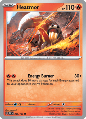 Obsidian Flames - 039/197 -  - Pokemon kaarten Kopen - LuiopZondag TCG Store AssenHeatmor