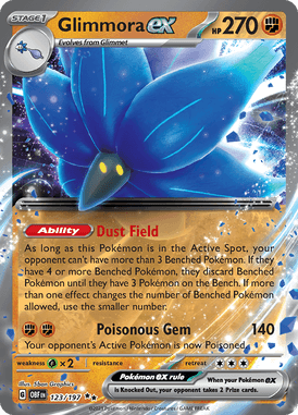 Obsidian Flames - 123/197 - Glimmora ex - Pokemon kaarten Kopen - LuiopZondag TCG Store Assen
