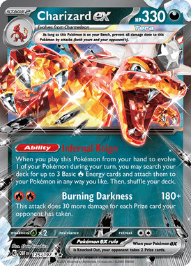 Obsidian Flames - 125/197 - Charizard ex - Pokemon kaarten Kopen - LuiopZondag TCG Store Assen