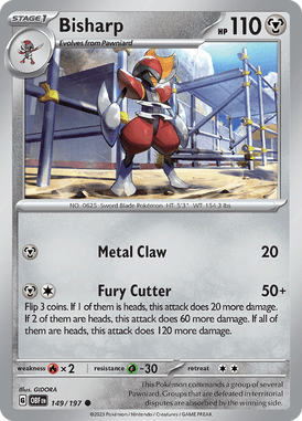 Obsidian Flames - 149/197 - Bisharp - Pokemon kaarten Kopen - LuiopZondag TCG Store Assen