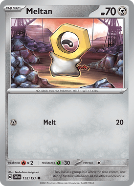 Obsidian Flames - 152/197 - Meltan - Pokemon kaarten Kopen - LuiopZondag TCG Store Assen