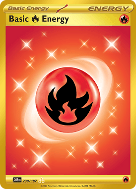 Obsidian Flames - 230/197 - Fire Energy - Pokemon kaarten Kopen - LuiopZondag TCG Store Assen