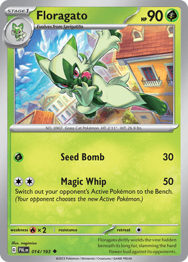 Paldea Evolved - 014/193 - Floragato - Pokemon kaarten Kopen - LuiopZondag TCG Store Assen