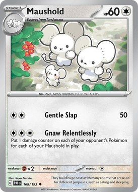 Paldea Evolved - 168/193 - Maushold - Pokemon kaarten Kopen - LuiopZondag TCG Store Assen