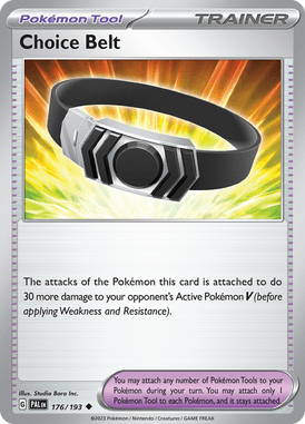Paldea Evolved - 176/193 - Choice Belt - Pokemon kaarten Kopen - LuiopZondag TCG Store Assen