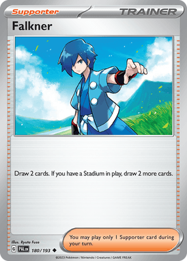 Paldea Evolved - 180/193 - Falkner - Pokemon kaarten Kopen - LuiopZondag TCG Store Assen