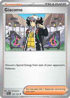 Paldea Evolved - 182/193 - Giacomo - Pokemon kaarten Kopen - LuiopZondag TCG Store Assen