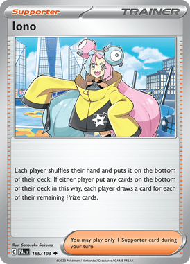 Paldea Evolved - 185/193 - Iono - Pokemon kaarten Kopen - LuiopZondag TCG Store Assen