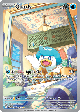 Paldea Evolved - 206/193 - Quaxly - Pokemon kaarten Kopen - LuiopZondag TCG Store Assen