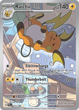 Paldea Evolved - 211/193 - Raichu - Pokemon kaarten Kopen - LuiopZondag TCG Store Assen