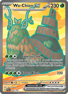 Paldea Evolved - 232/193 - Wo-Chien - Pokemon kaarten Kopen - LuiopZondag TCG Store Assen ex
