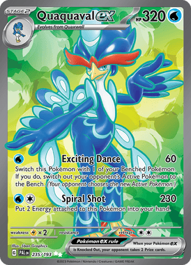 Paldea Evolved - 235/193 - Quaquaval  - Pokemon kaarten Kopen - LuiopZondag TCG Store Assenex