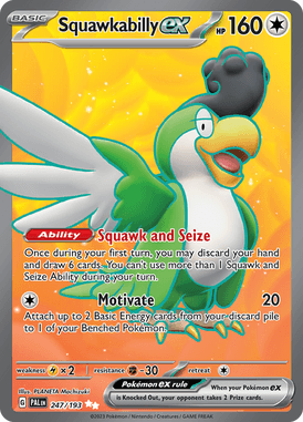 Paldea Evolved - 247/193 - Squawkabilly ex - Pokemon kaarten Kopen - LuiopZondag TCG Store Assen