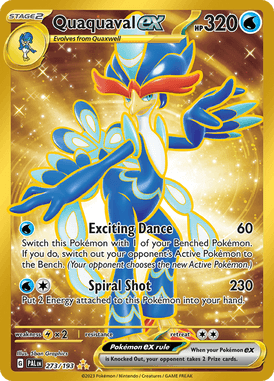 Paldea Evolved - 273/193 - Quaquaval ex - Pokemon kaarten Kopen - LuiopZondag TCG Store Assen