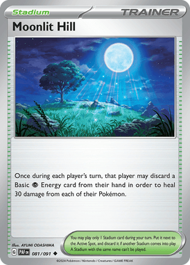 Paldean Fates - 081/091 - Moonlit Hill - Losse Pokemon kaarten Kopen - LuiopZondag TCG Store Assen
