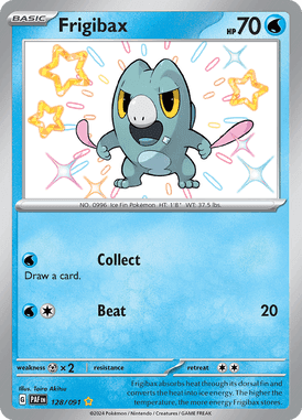 Paldean Fates - 128/091 - Frigibax - Shiny Pokemon kaarten Kopen - LuiopZondag TCG Store Assen