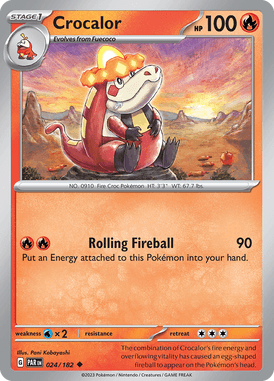 Paradox Rift - 024/182 - Crocalor - Pokemon kaarten Kopen - LuiopZondag TCG Store Assen