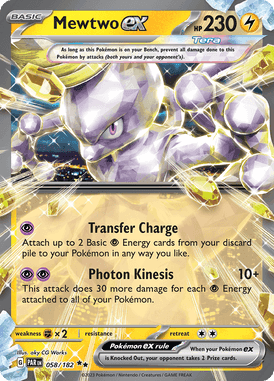 Paradox Rift - 058/182 - Mewtwo ex - Pokemon kaarten Kopen - LuiopZondag TCG Store Assen