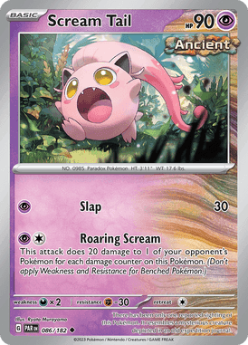 Paradox Rift - 086/182 - Scream Tail - Pokemon kaarten Kopen - LuiopZondag TCG Store Assen