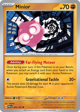 Paradox Rift - 099/182 - Minior - Pokemon kaarten Kopen - LuiopZondag TCG Store Assen