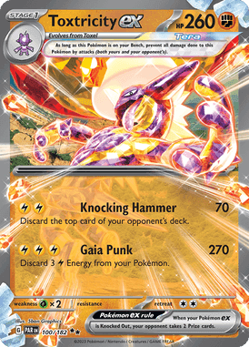 Paradox Rift - 100/182 - Toxtricity ex - Pokemon kaarten Kopen - LuiopZondag TCG Store Assen
