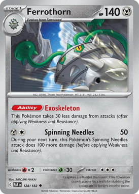 Paradox Rift - 128/182 - Ferrothorn - Pokemon kaarten Kopen - LuiopZondag TCG Store Assen