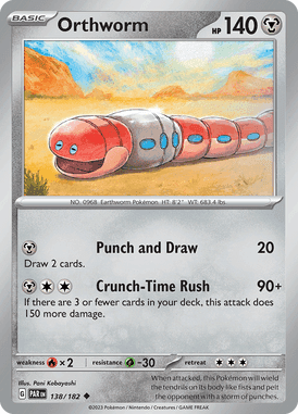 Paradox Rift - 138/182 - Orthworm - Pokemon kaarten Kopen - LuiopZondag TCG Store Assen