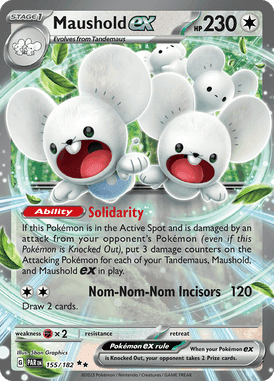 Paradox Rift - 155/182 - Maushold ex - Pokemon kaarten Kopen - LuiopZondag TCG Store Assen