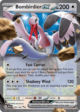 Paradox Rift - 156/182 - Bombirdier ex - Pokemon kaarten Kopen - LuiopZondag TCG Store Assen