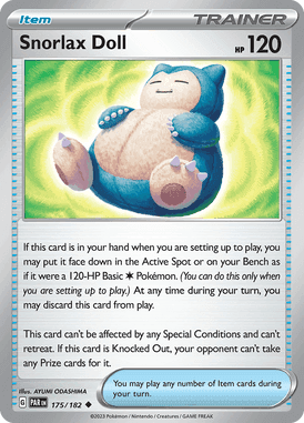 Paradox Rift - 175/182 - Snorlax Doll - Pokemon kaarten Kopen - LuiopZondag TCG Store Assen