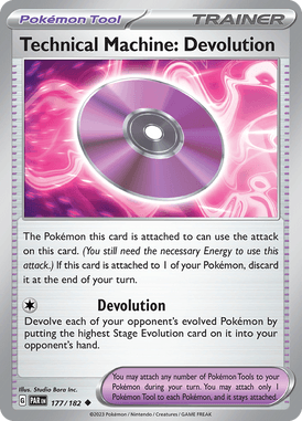 Paradox Rift - 177/182 - Technical Machine: Devolution - Pokemon kaarten Kopen - LuiopZondag TCG Store Assen