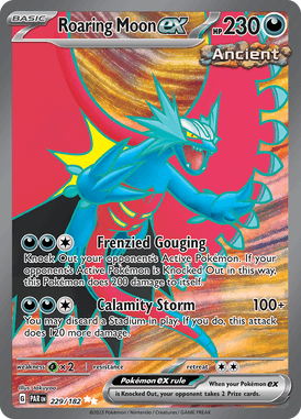 Paradox Rift - 229/182 - Roaring Moon ex - Pokemon kaarten Kopen - LuiopZondag TCG Store Assen