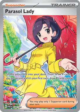 Paradox Rift - 238/182 - Parasol Lady - Pokemon kaarten Kopen - LuiopZondag TCG Store Assen