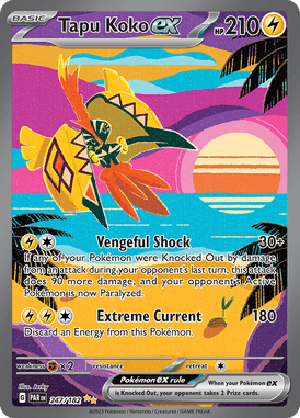Paradox Rift - 247/182 - Tapu Koko ex - Pokemon kaarten Kopen - LuiopZondag TCG Store Assen