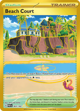Paradox Rift - 263/182 - Beach Court - Pokemon kaarten Kopen - LuiopZondag TCG Store Assen