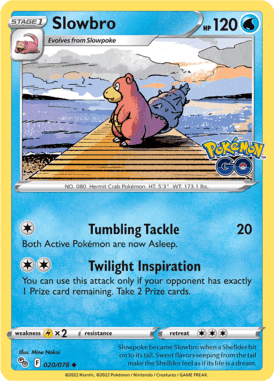 Pokémon GO - 020/078 - Slowbro - LuiopZondag.nl