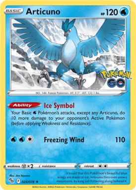 Pokémon GO - 024/078 - Articuno - LuiopZondag.nl