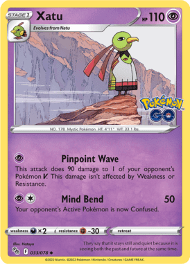 Pokémon GO - 033/078 - Xatu - LuiopZondag.nl