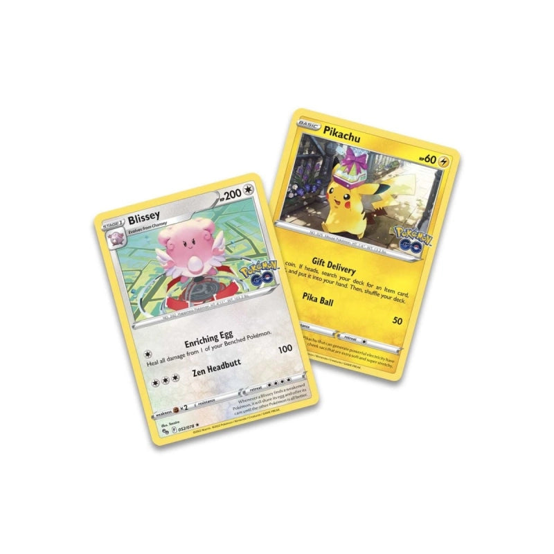 Blissey en Pikachu Art set - Pokemon Go Promo kaarten