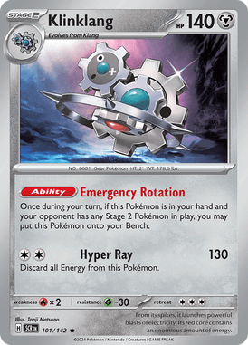 Stellar Crown - 101/142 - Klinklang - Losse Pokemon Kopen - LuiopZondag TCG Store